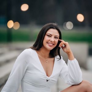 White Graduation/Engagement dress